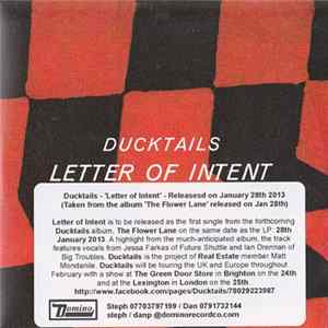 Ducktails - Letter Of Intent FLAC album