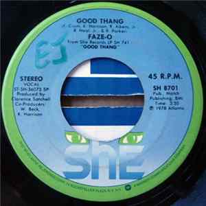 Faze-O - Good Thang / Who Loves You FLAC album
