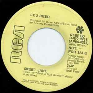 Lou Reed - Sweet Jane / Lady Day FLAC album