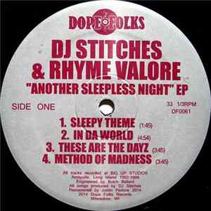 DJ Stitches & Rhyme Valore - Another Sleepless Night EP FLAC album