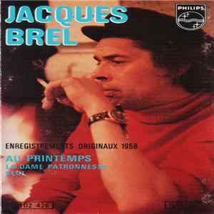 Jacques Brel - Enregistrements Originaux 1958 FLAC album
