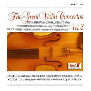 Isaac Stern, Zino Francescatti, The Philadelphia Orchestra Conducted By Eugene Ormandy, The New York Philharmonic Orchestra Conducted By Thomas Schippers - The Great Violin Concertos, Vol. 2 FLAC album