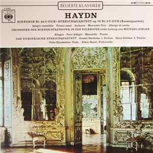 Haydn, Orchester Der Wiener Staatsoper In Der Volksoper, Michael Gielen, Das Europäische Streichquartett, Gustav Swoboda, Hans Grötzer, Fritz Händschke, Alwin Sauer - Sinfonie Nr. 94 C-Dur • Streichquartett Op. 76 Nr.3 C-Dur (Kaiserquartett) FLAC album