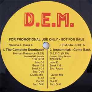 Various - D.E.M. Volume 1 Issue 4 FLAC album