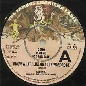 Genesis - I Know What I Like (In Your Wardrobe) FLAC album