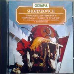 Dmitri Shostakovich - Symphony No. 1 In F Minor Op. 10, Symphony No. 3. In E Flat Op. 20 "May Day" FLAC album