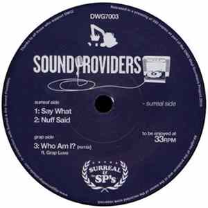 Sound Providers - Say What / Nuff Said / Who Am I? (Remix) FLAC album