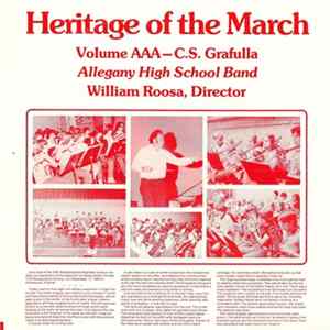 Allegany High School Band - Heritage Of The March Volume AAA - C. S. Grafulla FLAC album