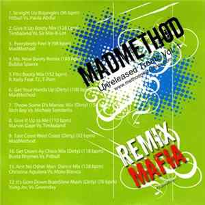 Various - Madmethod - Unreleased Trackz Vol. 1 FLAC album
