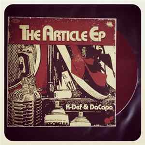 K-Def & DaCapo - The Article EP FLAC album