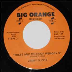 Jimmy D. Cox - Miles And Miles Of Memory's FLAC album