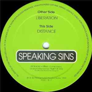 Speaking Sins - Liberation / Distance FLAC album