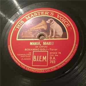 Beniamino Gigli - Maria, Mari ! / Quanno ‘A Femmena Vo' FLAC album