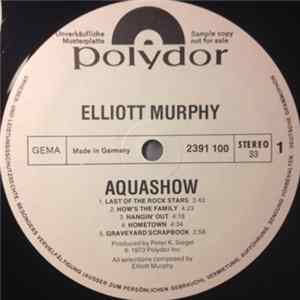 Elliott Murphy - Aquashow FLAC album
