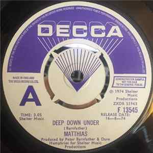 Matthias - Deep Down Under FLAC album