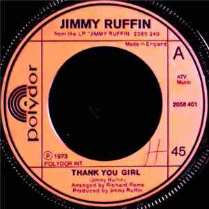 Jimmy Ruffin - Thank You Girl FLAC album