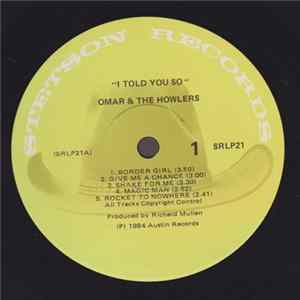 Omar And The Howlers - I Told You So FLAC album