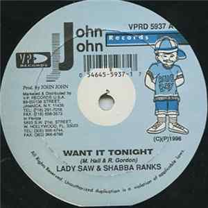 Lady Saw / Shabba Ranks - Want It Tonight FLAC album