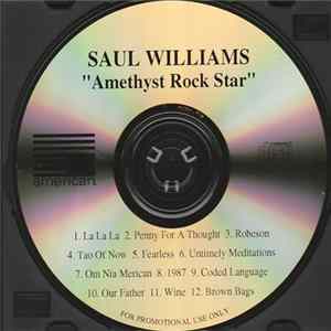 Saul Williams - Amethyst Rock Star FLAC album