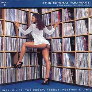 Various - This Is What You Want! A Five Star Hiphop Compilation Part 2 FLAC album