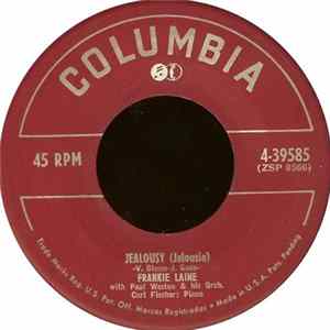 Frankie Laine - Jealousy (Jalousie) FLAC album