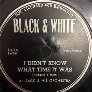 Al Sack And His Orchestra - I Didn't Know What Time It Was / Caravan FLAC album