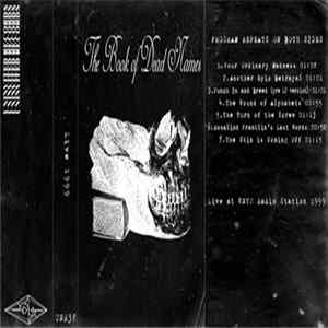 The Book Of Dead Names - Live 1999 FLAC album