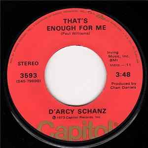D'arcy Schanz - That's Enough For Me FLAC album