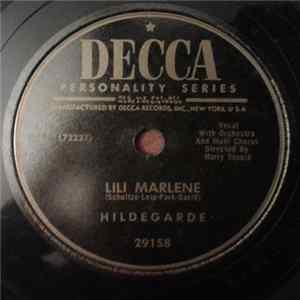 Hildegarde - Lili Marlene / Darling, Je Vous Aime Beaucoup FLAC album