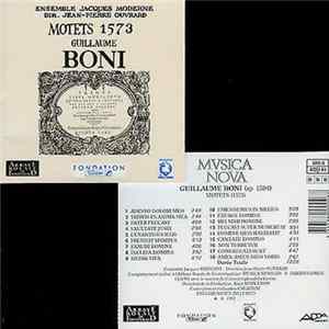 Ensemble Jacques Moderne, Jean-Pierre Ouvrard, Guillaume Boni - Motets 1573 FLAC album