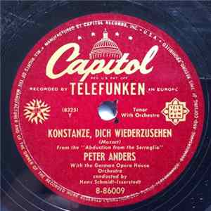 Peter Anders - Konstanze, Dich Wiederzusehen FLAC album