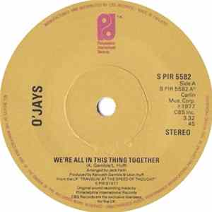 The O'Jays - We're All In This Thing Together FLAC album