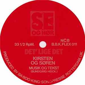Kirsten Og Søren - Det' Lige Det FLAC album