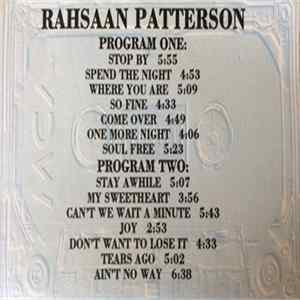 Rahsaan Patterson - Rahsaan Patterson FLAC album