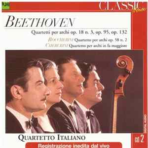 Ludwig van Beethoven, Luigi Cherubini - Beethoven Quartetto Per Archi Op.132 Cherubini Quartetto per Archi In FA Maggiore FLAC album