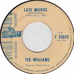 Tex Williams - Late Movies / Long John FLAC album