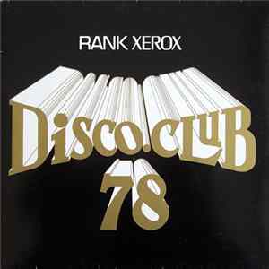 Various - Rank Xerox Disco.Club 78 FLAC album