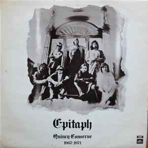 Quincy Conserve - Epitaph (Quincy Conserve 1967-71) FLAC album