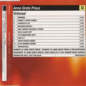 Anne Grete Preus - Vrimmel FLAC album
