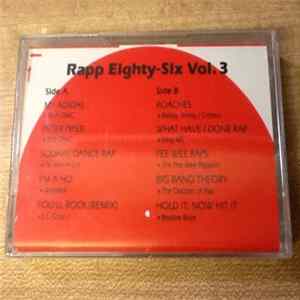 Various - Rapp Eighty-Six Vol. 3 FLAC album