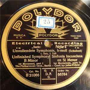The State Opera Orchestra, Berlin - Unvollendete Symphony, H-Moll FLAC album