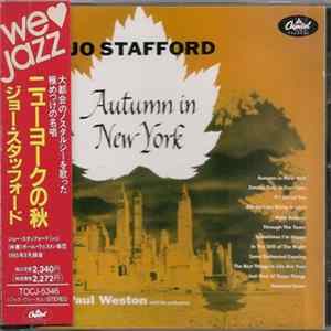 Jo Stafford With Paul Weston And His Orchestra - Autumn In New York FLAC album