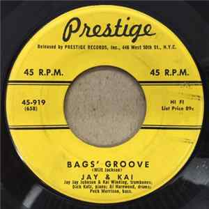 The Jay And Kai Quintet - Bags' Groove / Don't Argue FLAC album