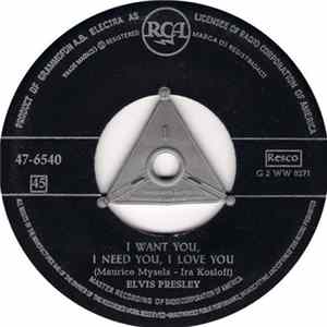 Elvis Presley - I Want You, I Need You, I Love You FLAC album