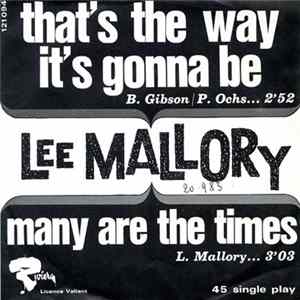 Lee Mallory - That's The Way It's Gonna Be FLAC album