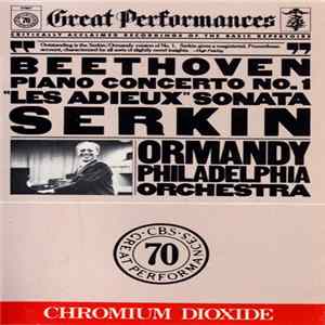 Beethoven : Serkin, Ormandy, Philadelphia Orchestra - Piano Concerto No. 1 / "Les Adieux" Sonata FLAC album