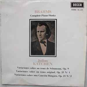 Brahms, Julius Katchen - Obras Completas De Piano Vol. 6 FLAC album