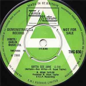 R. Dean Taylor - Gotta See Jane FLAC album