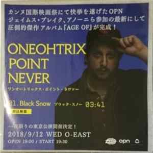 Oneohtrix Point Never - Black Snow FLAC album