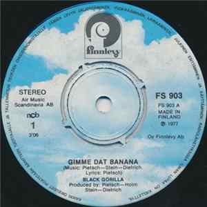 Black Gorilla - Gimme Dat Banana / Funky Jungle FLAC album
